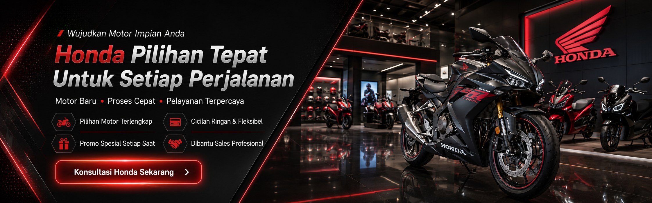 Banner Honda
